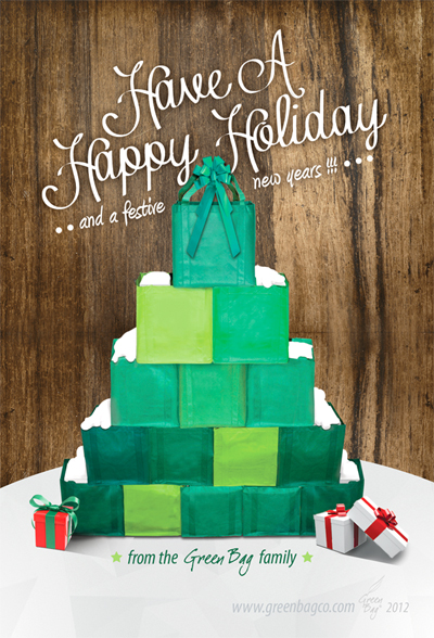 Green Bag Holiday Postcards 2012