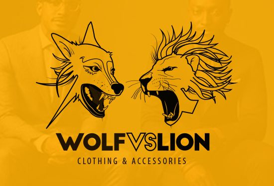 Logo Design : Wolf Vs Lion